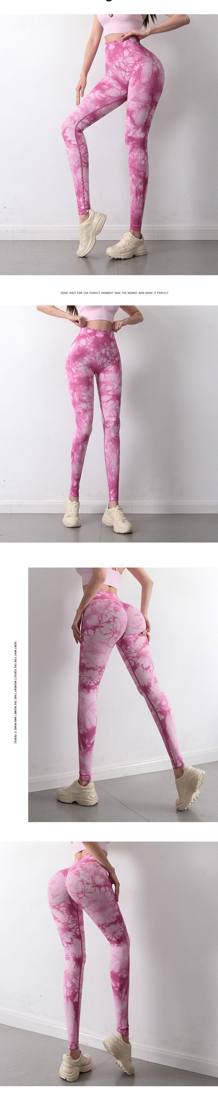 Women Pant Super Stretch Gym Leggings Women Fitness Pants Sport Women Fitness Breathable Tie Dye Ombre Workout Leggings