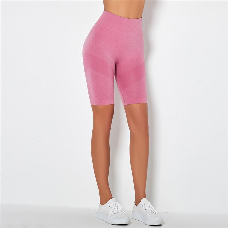 Women Seamless Sports Short Legging Gym Summer High Waist Leggings Push Up Tummy Control Workout Running Short Pants Women