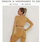 Winter Fitness Set Sports Suit Women Workout Sports Outfit Fitness Set Wear High Waist Gym Seamless Workout Clothes For Women
