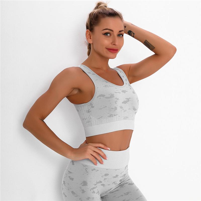 Women Hollow Out Back Sports Bra Seamless Sport Bra Running Sports underwear Fitness Crop Tops Bra Fitness Track And Field