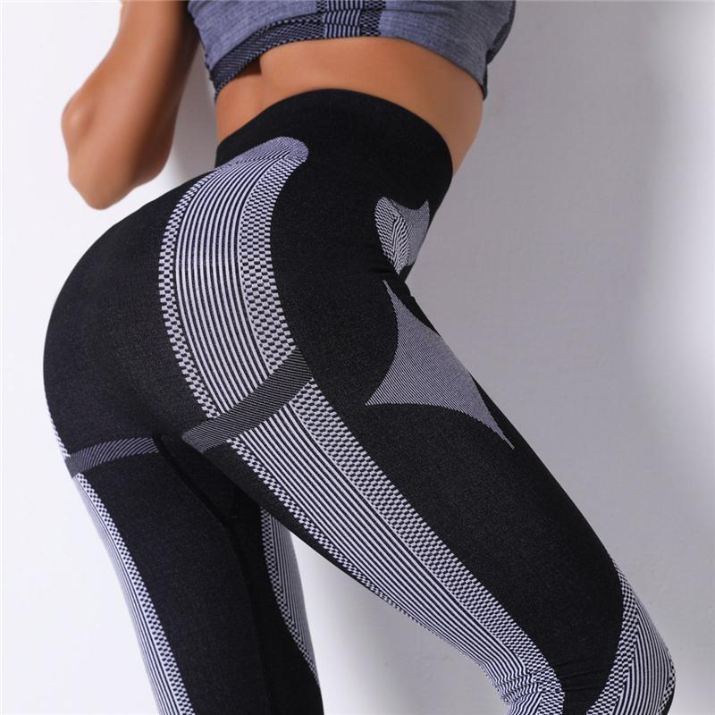 Women Sexy Gym Running Sports Leggings Pants Push Up Jeggings Seamless Sports Pants Training Workout Stretch Fitness Leggings